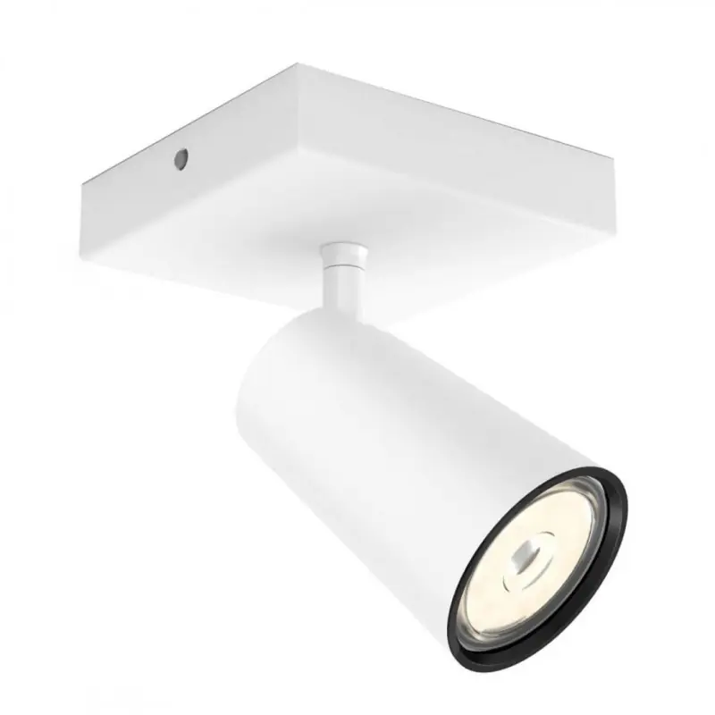 Spot LED Philips myLiving Paisley, GU10, 5.5W, IP20, Metal, Alb Premium