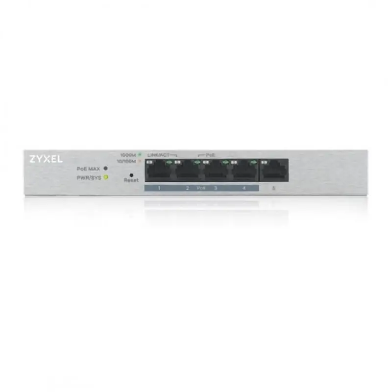 Ofertă de sezon Switch Zyxel GS1200-5HP, 5 port, 10/100/1000 Mbps