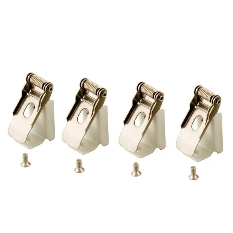 Promoție Set cleme pentru montaj Vivalux, Grando Springs, 4 bucati, culoare:argintie
