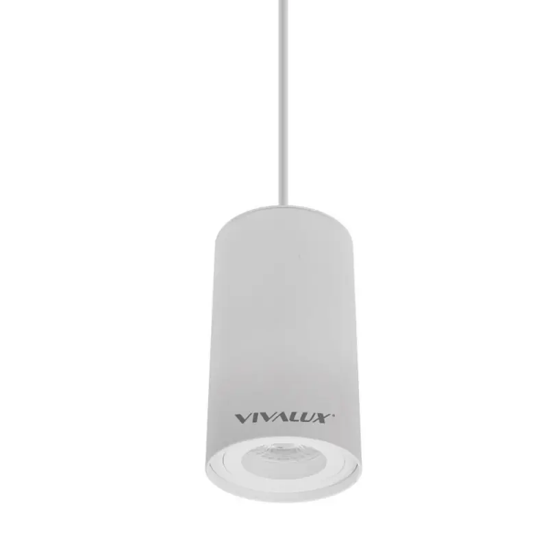 Pendul Vivalux W FARGO, GU10, Ø80mm, cablu 1m, Alb, bec neinclus Cumpără online