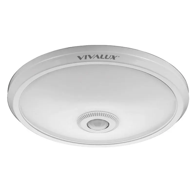 Plafoniera LED cu senzor de miscare Vivalux LEDA SR36, 12W, 800 lm ,lumina neutra (4000K), IP20, Ø290x67mm, Alb Retur gratuit