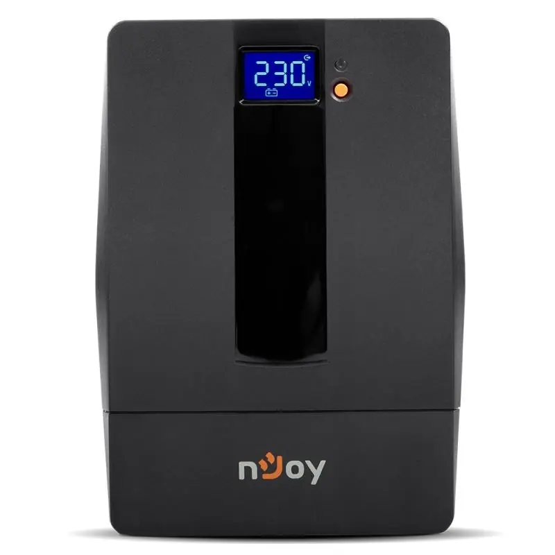 UPS nJoy Horus Plus 1000, 1000VA/600W, Afisaj LCD cu ecran tactil, 4 Prize Schuko cu Protectie, Repornire Automata, RJ11 protect Lichidare de stoc