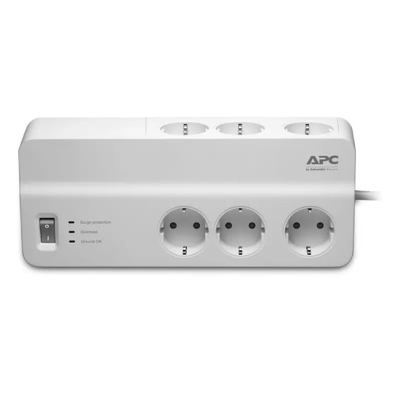 Doar azi Prelungitor APC cu protectie 6 prize Schuko cablu ≤2.0malb
