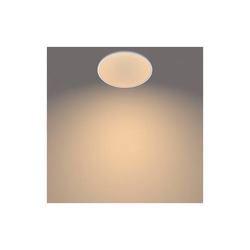Plafoniera LED Philips Superslim CL550, 3 trepte de intensitate, 18W ,1500 lm, lumina calda (2700K), IP20, 30cm, Alb Preț mic