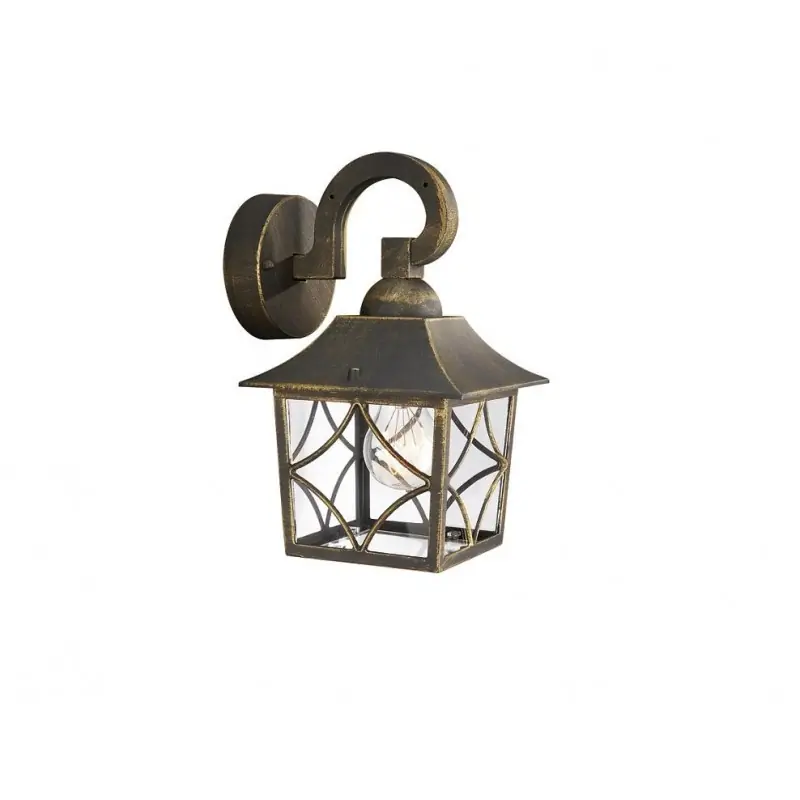 Ofertă specială Aplica tip felinar pentru exterior Philips Cambridge, 1xE27, max 60W ,IP44, 204x170x286mm, Bronz