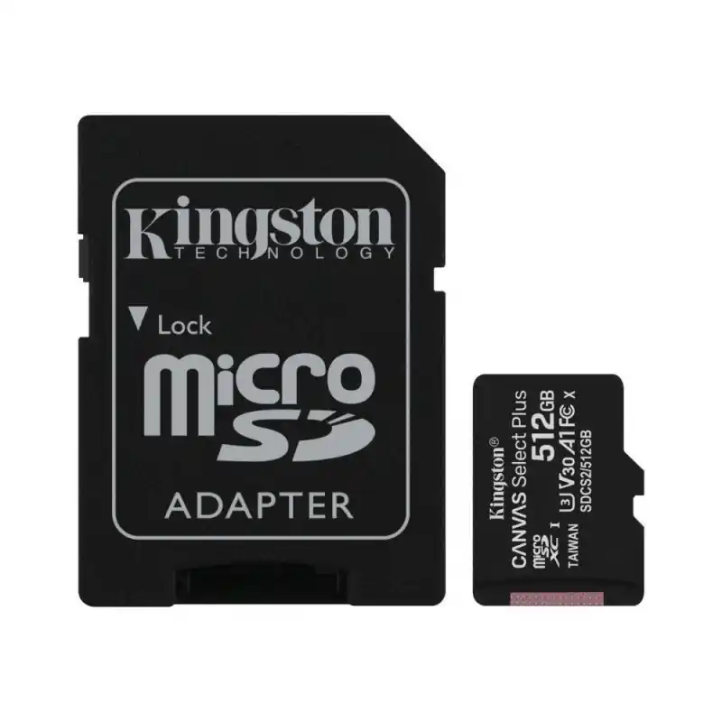 Card de Memorie SDXC Kingston Select Plus, 512GB, Adaptor SD, Class 10 Super ofertă