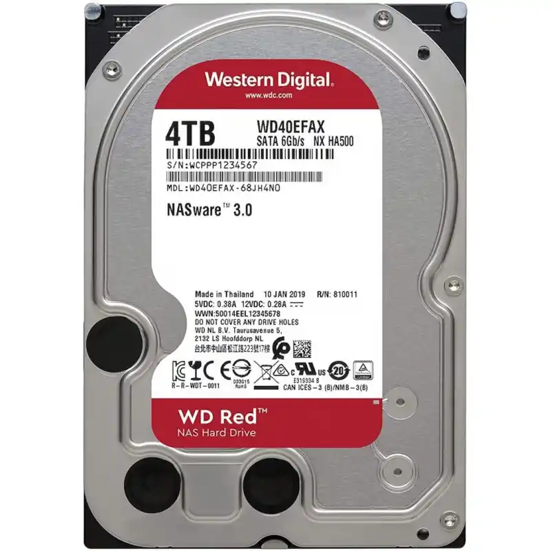Calitate înaltă HDD WD RED, 4TB, 5400RPM, SATA III