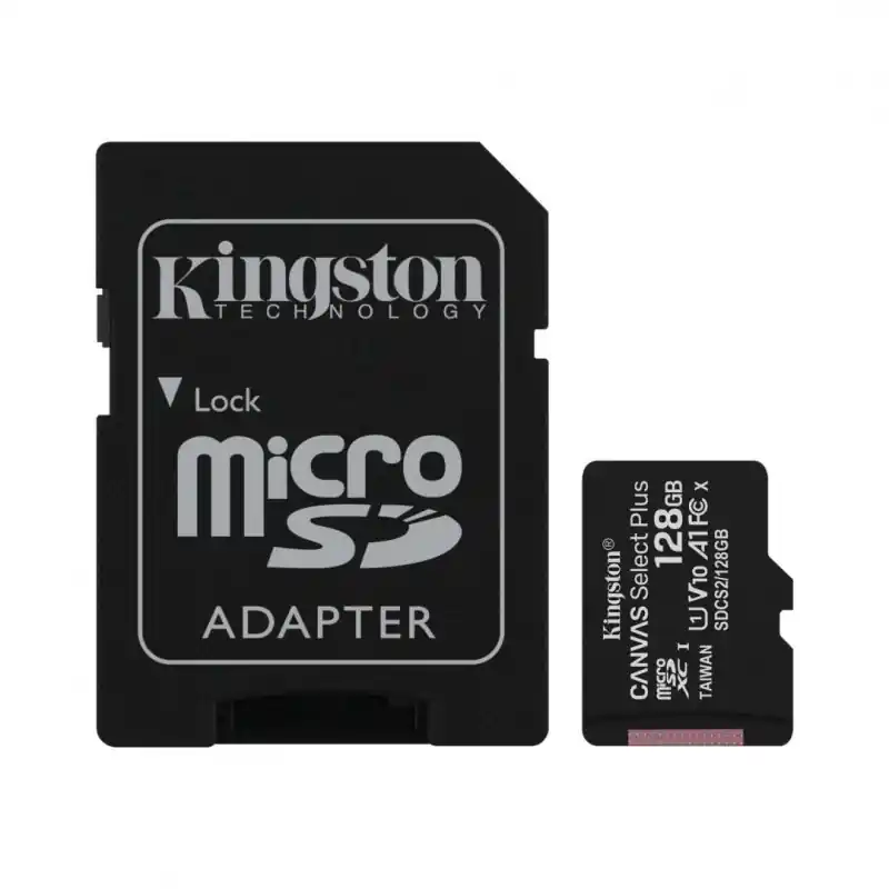 Card de Memorie MicroSDXC Kingston Select Plus, 128GB, Adaptor SD, Class 10 Popular