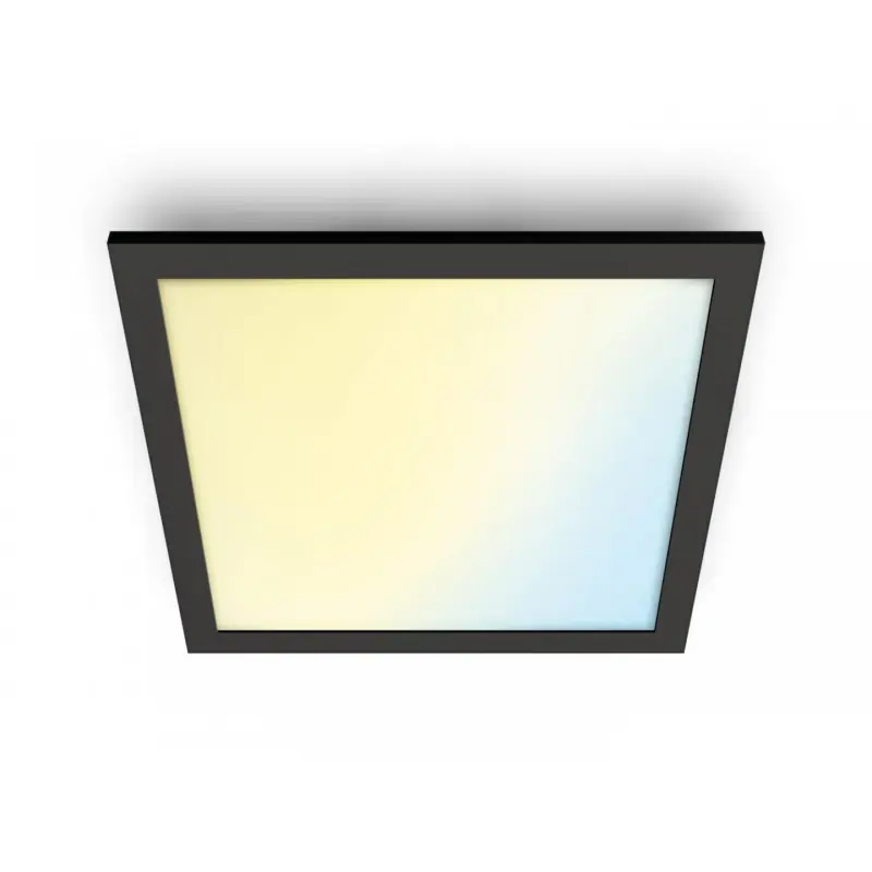 Reducere specială Panou LED WiZ Panel SQ, Wi-Fi, control vocal, 36W, 3400 lm, lumina alba (2700-6500K), IP20, 60cm, Negru