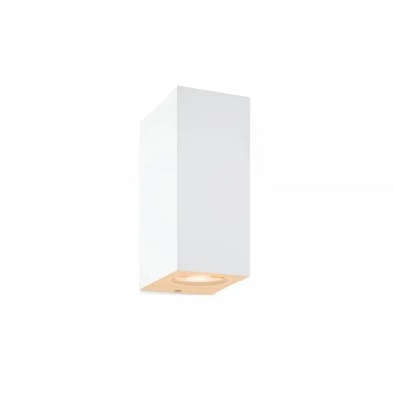 Plată securizată Aplica LED RGB WiZ Up&Down Spots, Wi-Fi, Bluetooth, control vocal, 2xGU10, 2x5W, 690 lm, lumina alba si color (2200-6500K), IP20