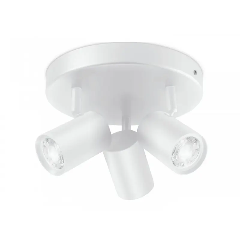 Spot LED RGB WiZ Imageo, Wi-Fi, Bluetooth, control vocal, 3xGU10, 3x5W, 1035 lm, lumina alba si color (2200-6500K), IP20, 12.3x2 Retur ușor