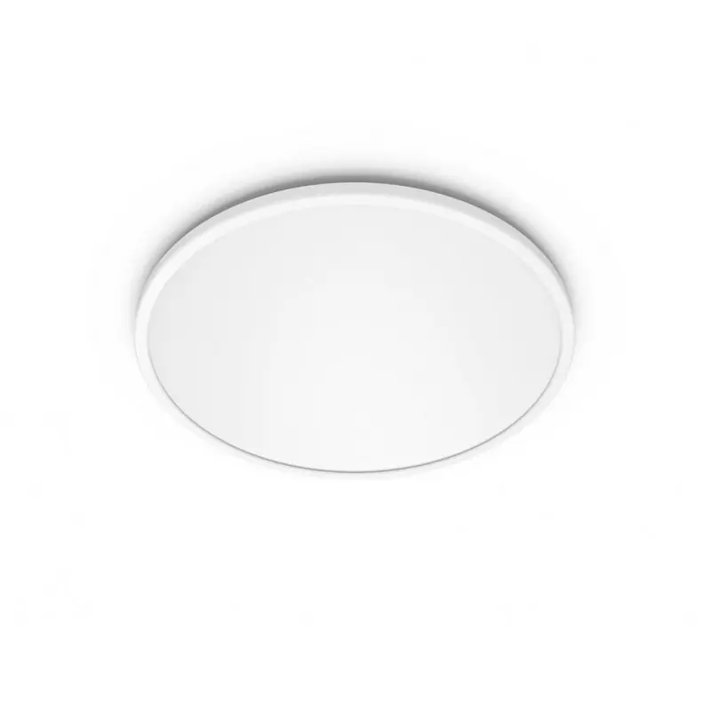 Plafoniera LED Philips Superslim CL550, 3 trepte de intensitate, 15W ,1300 lm, lumina calda (2700K), IP20, 25cm, Alb Ieftin