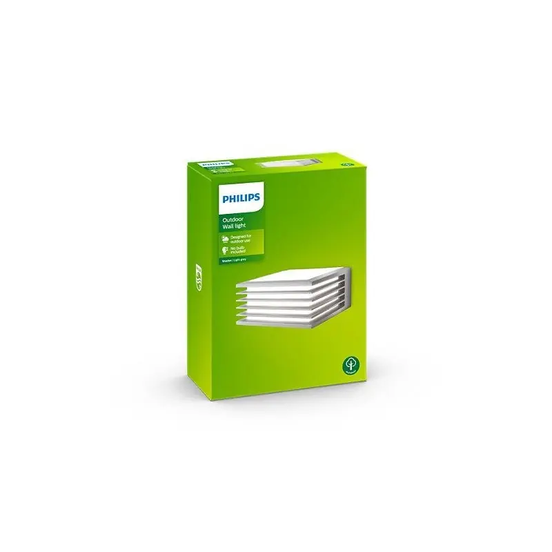 Nu rata Aplica pentru exterior Philips Shades, 1xE27, max 42W, IP44 ,170x171x82mm, Gri