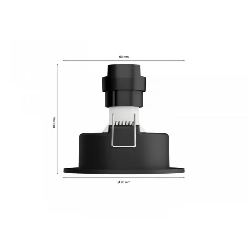 Plată securizată 3 Spoturi LED incastrate Philips Hue Milliskin, Bluetooth, GU10, 3x5W (50W), 1050 lm, lumina alba (2200-6500K), IP20, 9cm, Alb