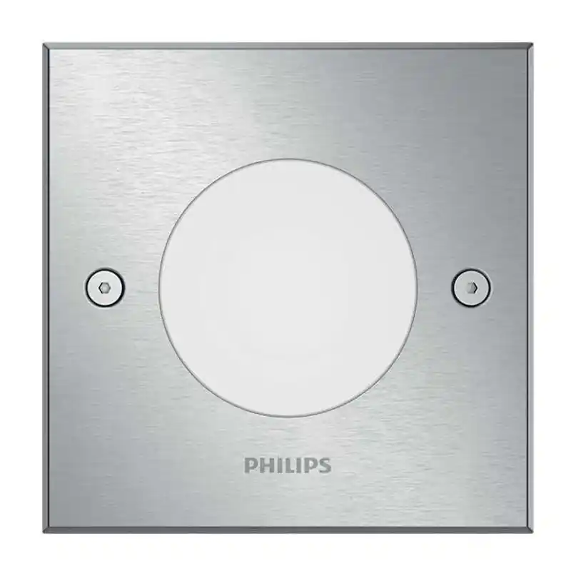 Retur gratuit Spot LED incastrat Philips myGarden Crust, 3W (27W), 270 lm, luminacalda(2700K), IP67, Inox