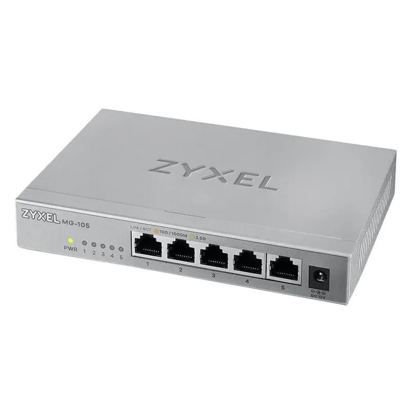 Cumpărături sigure Switch ZyXEL 2.5Gigabit MG-105-ZZ0101F, 5 port, 100/1000/2500 Mbps