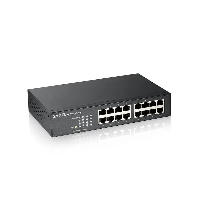 Lichidare de stoc Switch ZYXEL GS1100-16, 16-port, 10/100/1000 Mbps