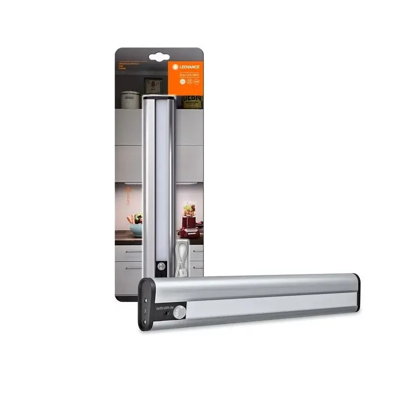 Popular Aplica LED liniara Ledvance cu senzor de miscare PIR, cu incarcare USB, 1.5W, 98 lm, lumina neutra (4000K), IP20, montaj aplicat