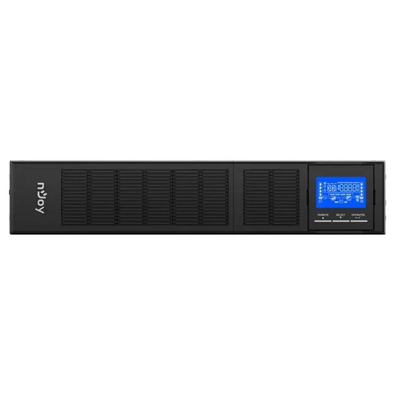UPS nJoy Balder 3000, 3000VA/ 3000W, On-line, LCD Display, Montare Rack/Tower, 8 Prize IEC 13 1x IEC C19, Dubla conversie, Plaja Preț mic