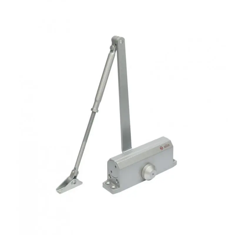 Amortizor hidraulic cu brat SA-6033AW-sv, argintiu Pentru: usi cu greutatea de 40-65 kg latime usa ≤950mm Ulei hidraulic termost Reducere extra