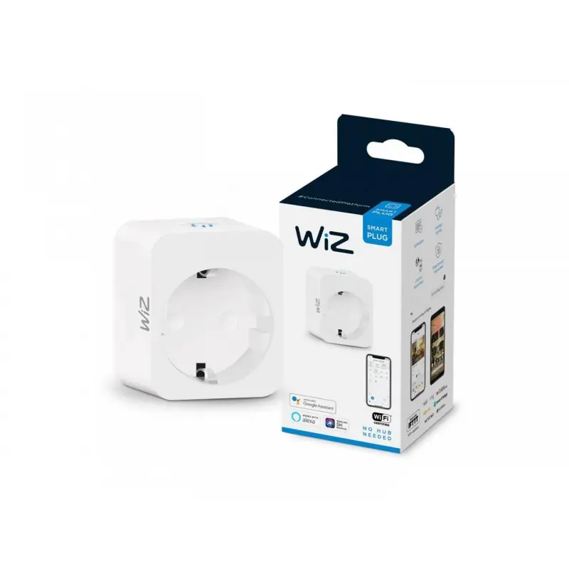 Ofertă specială Priza inteligenta WiZ Connected, Wi-Fi, 10 A, 2300W, IP20, Alb