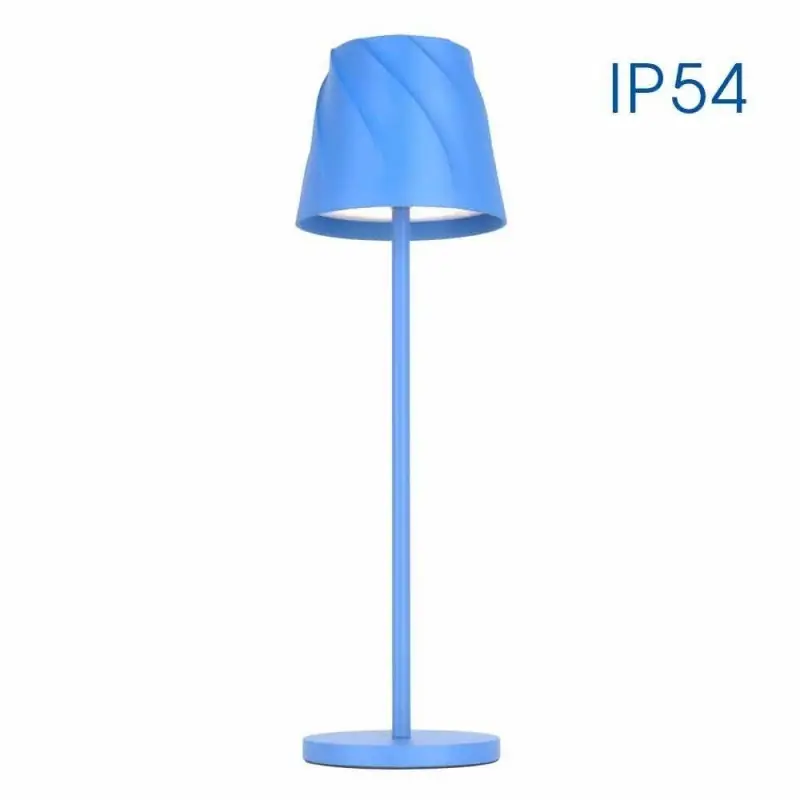 Veioza LED portabila Vivalux ESTELLA Albastru, 3.7V, 3W, 230 lm, luminaneutra (4000K), dimabila 10-100%, Touch control, IP54, ba Plată securizată