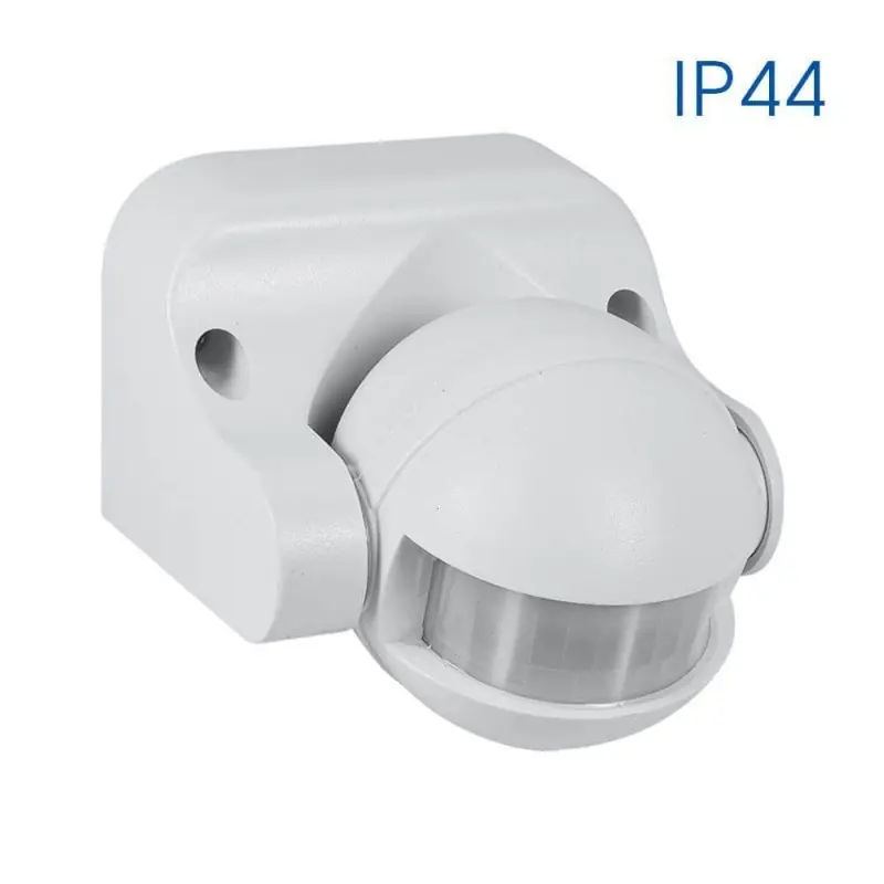 Ultima șansă Senzor de miscare aplicat IR Vivalux FLEX, 230V, IP44, 86x95x73mm, incandescent 1200W, LED 300W, Alb