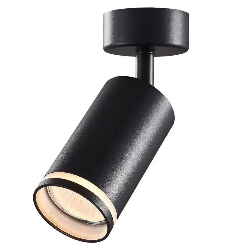 Spot reglabil Vivalux ROUND KING, GU10, max. 35W,IP20, Ø60x180mm, Negru, bec neinclus Disponibil imediat