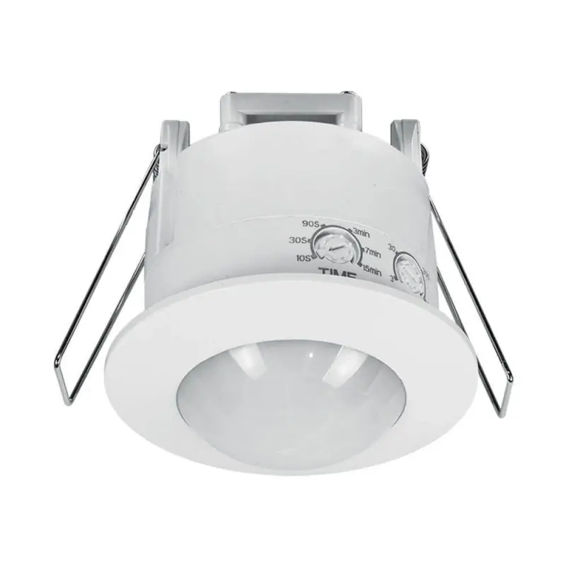 Promoție Senzor de miscare incastrat IR Vivalux MOON, 230V, IP20, Ø76x73mm, incandescent 1200W, LED 300W, Alb