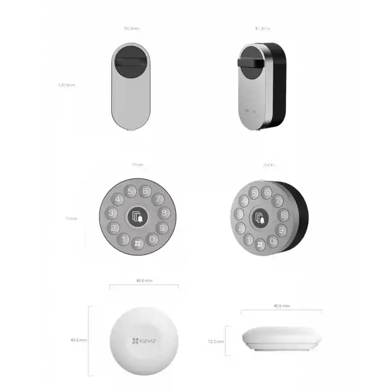 Yala Smart Lock Ezviz CS-DL01S/DL01CP/A3-BK Conexiune:Bluetooth ( sepoate bloca/debloca din Ezviz APP)Prin conectarea la gateway Ofertă exclusivă