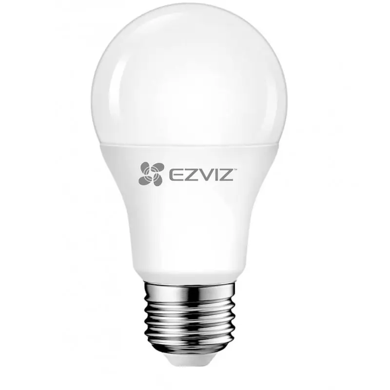 Bec LED inteligent EZVIZ LB1, Wi-Fi, E27, 8W, 806 lm, lumina alba calda (2700K), clasa energetica F Ultima șansă