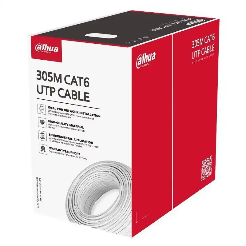 Cablu UTP CAT6,Conductor de cupru de înaltă puritate, fără oxigen, alimentare prin Ethernet,Manta exterioara PVC personalizata C Comandă acum