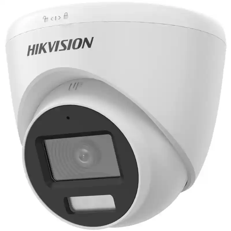 Camera de supraveghere Turret 2MP Smart Hybrid Light Audio Fixed Hikvision DS-2CE78D0T-LFS(2.8MM), lentila fixa: 2.8mm, iluminar Lichidare de stoc