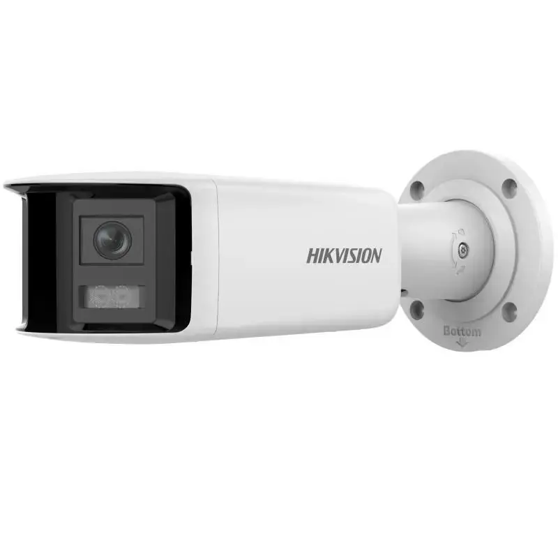 Camera supraveghere Hikvision IP Bullet DS-2CD2T46G2P-ISU/SL(2.8mm)(C) 4 MP Panoramic AcuSense Fixed focal lens, dual lens, 2.8 Promoție