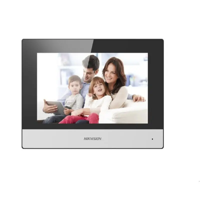 Bestseller Monitor videointerfon modular 7" color Hikvision DS-KH6320-TE1 ecran LCD 7" color cu touch screeen, rezolutie ecran 1024 × 600 d
