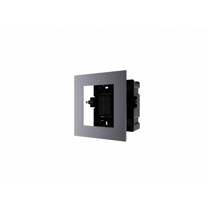 Cel mai bun preț Panou frontal pentru un modul videointerfon modular Hikvision DS-KD-ACF1 montare incastrata material aluminiu, doza de plastic i