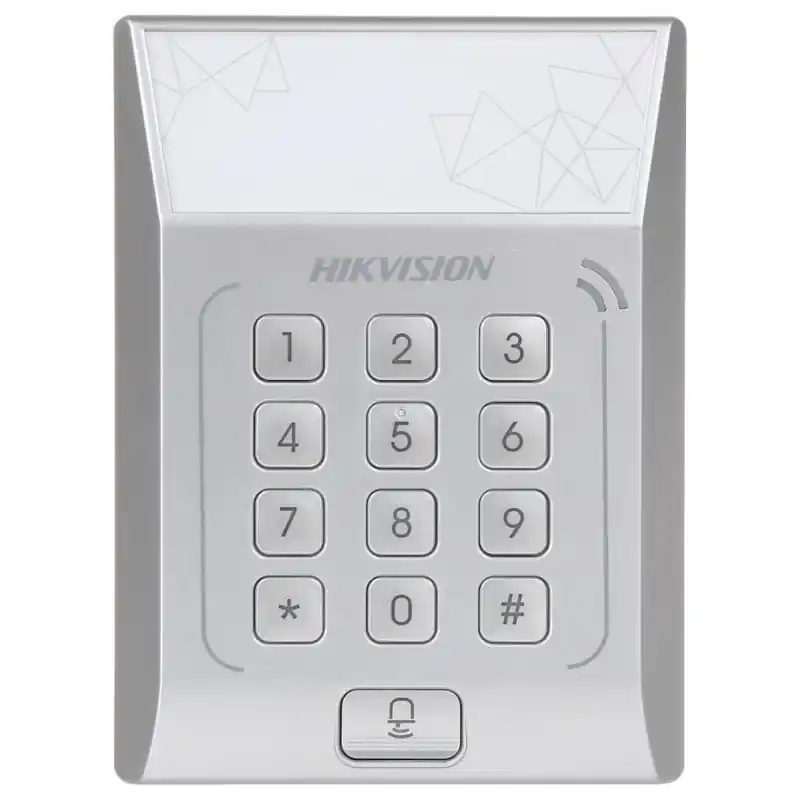 Cititor standalone cu tastatura si card de proximitate Hikvision, DS- K1T801M suporta cartele MIFARE, Capacitate 3000 cartele, A Bestseller