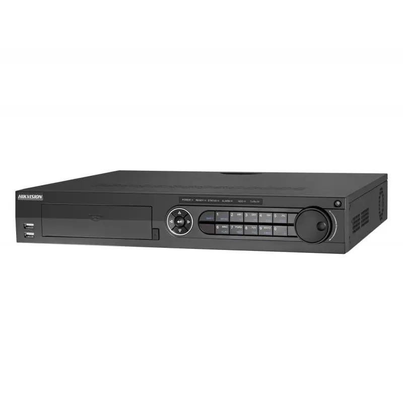 Hikvision NVR DS-7716NI-I4/16P, 256Mbps Bit Rate InputMax(upto32-chIPvideo), 4 SATA Interfaces, VCA detection and VCA search,1.5 Plată sigură