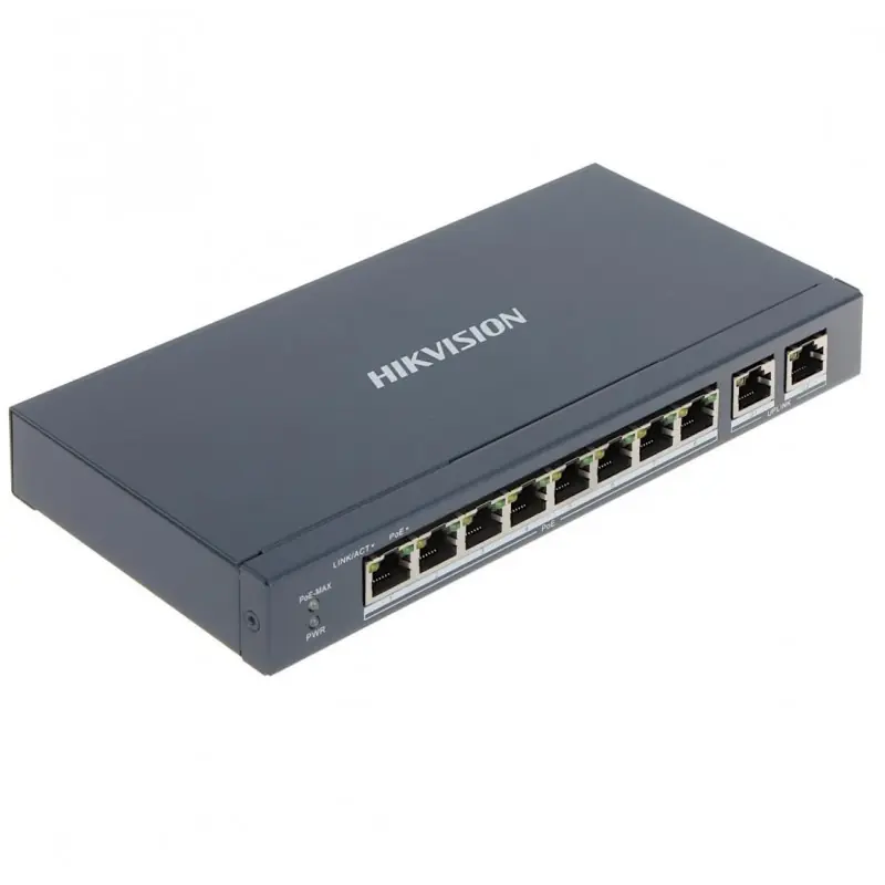 Ultima șansă Switch Hikvision DS-3E0310P-E/M, 8-port, PoE
