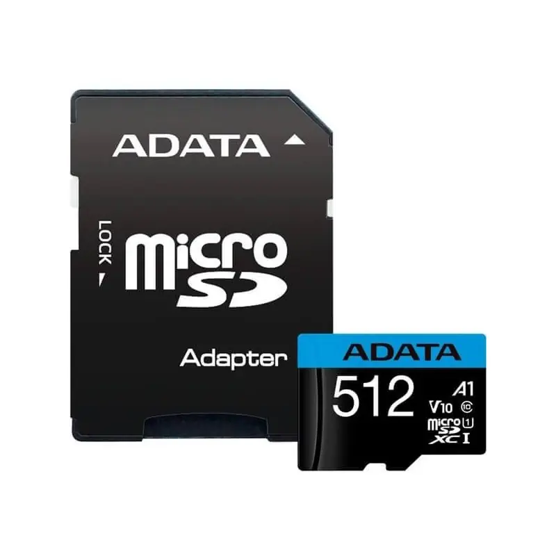 Card de Memorie MicroSDXC Adata 512GB citire 100 MB/s, scriere 25 MB/s, clasa de viteza 10 Preț promoțional