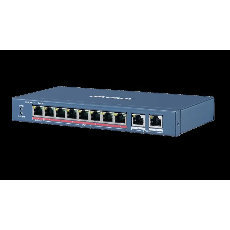 Bestseller Switch Hikvision DS-3E0310HP-E, 8-port, PoE