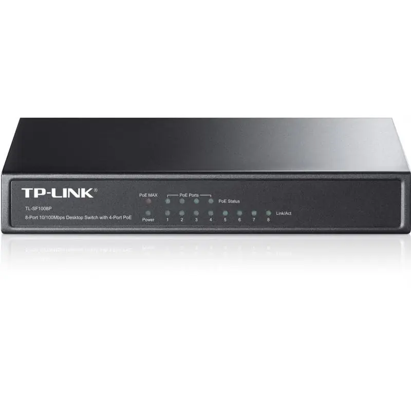 Ultima șansă Switch TP-Link TL-SF1008P, 8 port, 10/100 Mbps