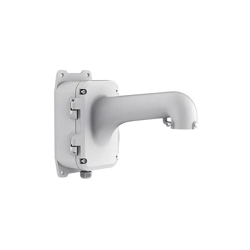 Plată sigură Suport de prindere pe perete cu doxa de conexiuni pentru camere Hikvision, DS-1604ZJ-BOX, material aluminiu, dimensiuni: 281.2×1