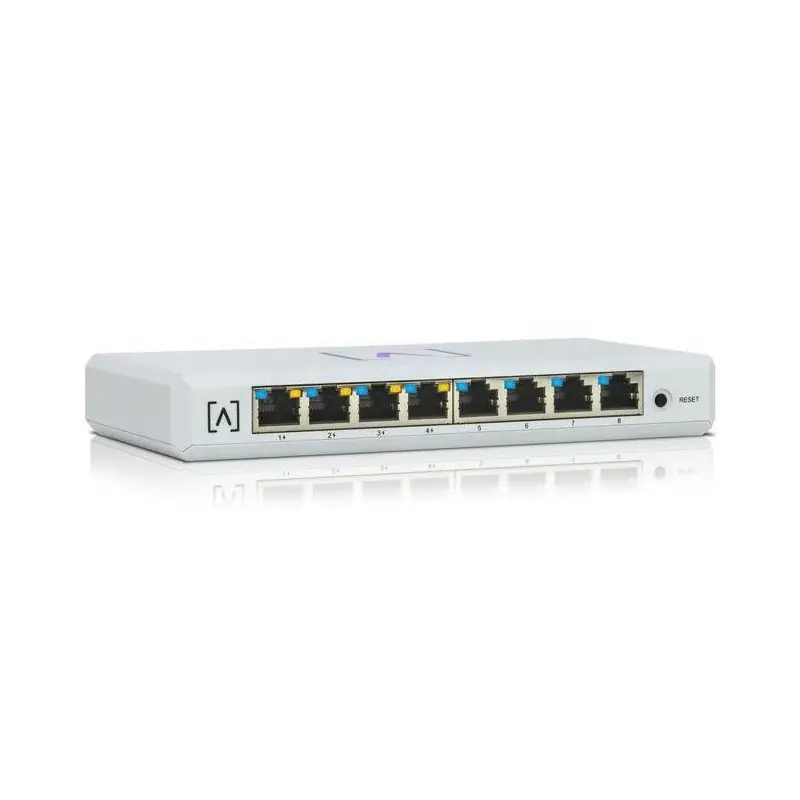 Premium ALTA LABS Switch S8-POE , Interfata: 8 x 10/100/1000Mbps, 4x POE, Buget POE: 60W, Fara ventilator, Dimensiuni: 25.7 x 180 x 81 m