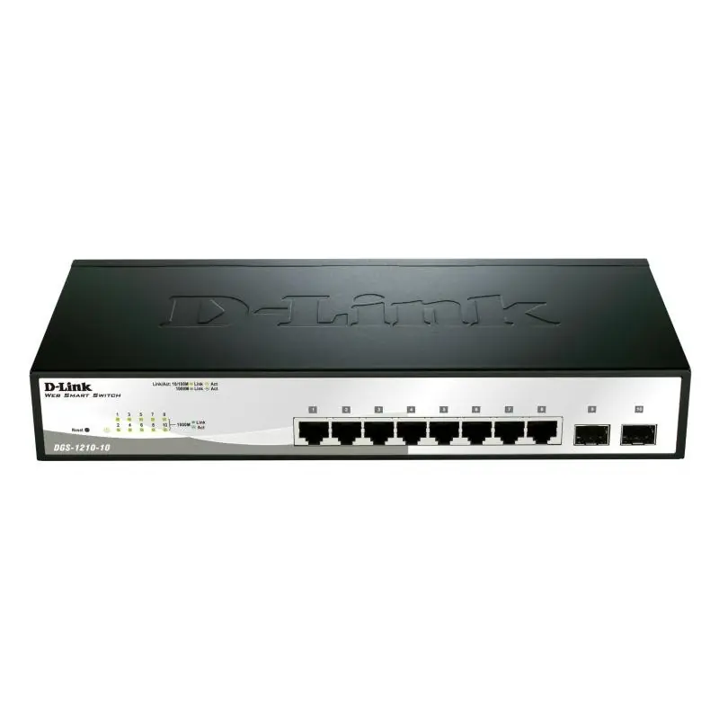 Preț redus Switch D-Link DGS-1210-10, 8 port, 10/100/1000 Mbps