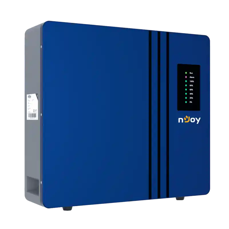 Acumulator nJoy Bastion WF5K, tehnologie LifePo4, 5.1kWh, 51.2V, 100Ah, BMS inclus, se pot inseria pana la 15 bucati Calitate înaltă