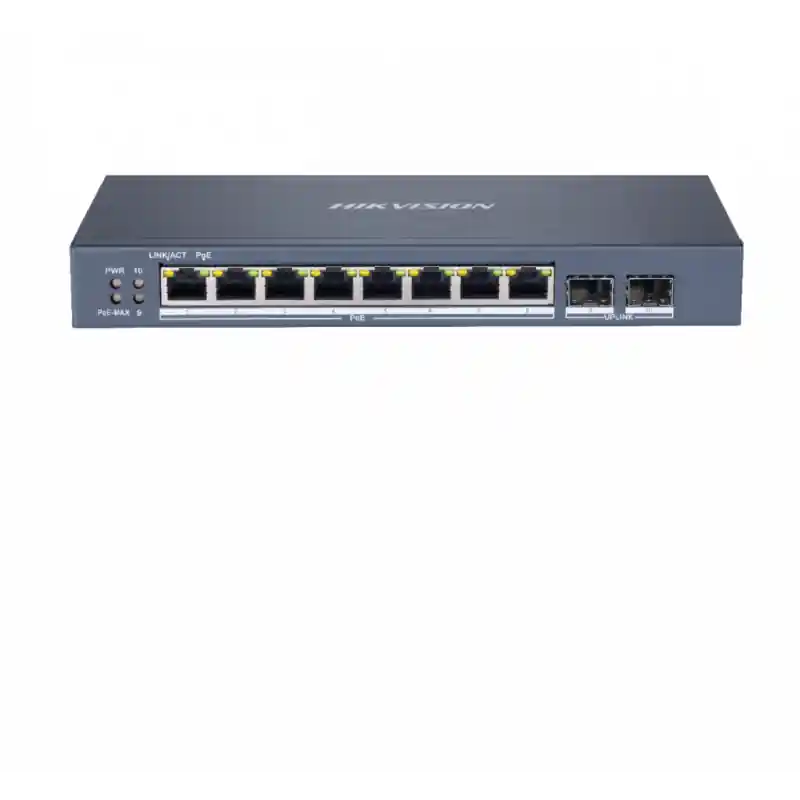 Switch Hikvision DS-3E1510P-SI, 8-port, PoE Livrare expres