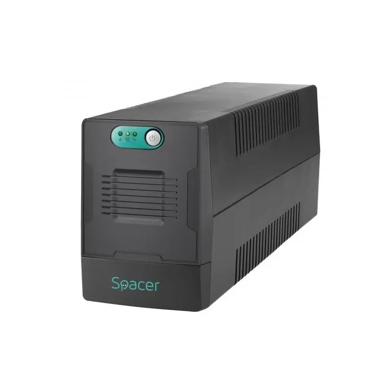 Ofertă limitată UPS Spacer Line Int.fara management, 1000VA/600W, AVR, 4 x socket Schuko, indicatie status cu LED, 2 x baterie 12V/7Ah, bate
