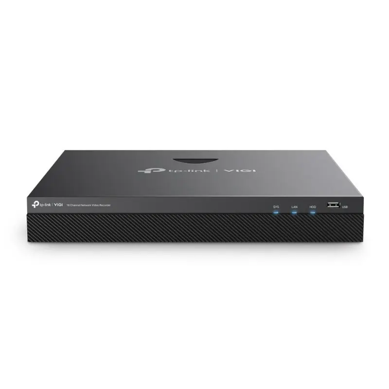 Ofertă exclusivă NVR TP-Link VIGI 16 canale 2016H8 MP,2 SATA Interface, max 20TB, H.265+ ONVIF, etecție mișcare, linie, intruziune, persoane, v