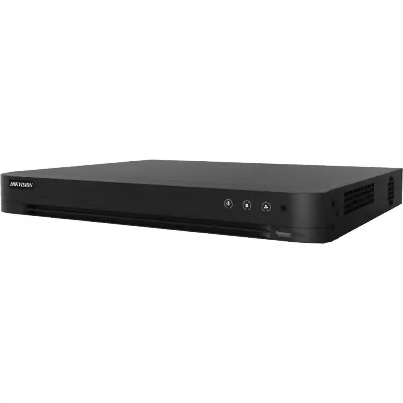 DVR Hikvision 8 canale 5MP AcuSense POC IDS-7208HUHI-M2/P, H.265 Pro+/H.265 Pro/H.265/H.264+/H.264 video compression, BNC interf Ultima șansă